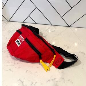 Vintage 90's Marlboro Adventure Team Red Fanny Pack 3 Pocket, w/canteen Gorpcore